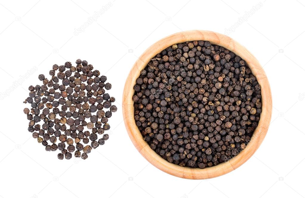 peppercorn isolated on white background