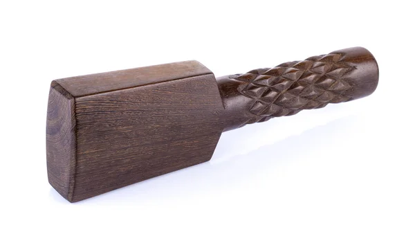 Drewno do masażu narzędzie na białym tle — Zdjęcie stockowe