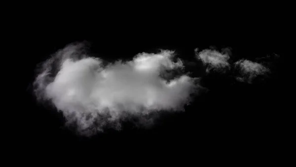 Nuvens no fundo preto — Fotografia de Stock