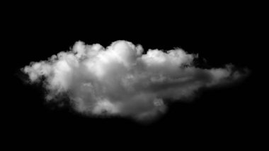 Siyah arkaplanda beyaz bulutlar