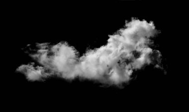 Siyah arkaplanda beyaz bulutlar