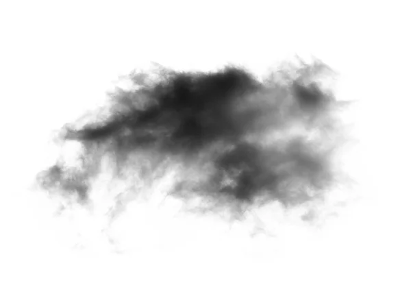 Svarta moln med ett täcke av rök — Stockfoto