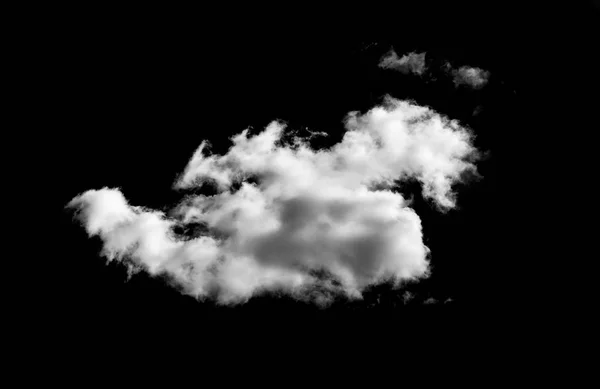 Облако на черном фоне — стоковое фото