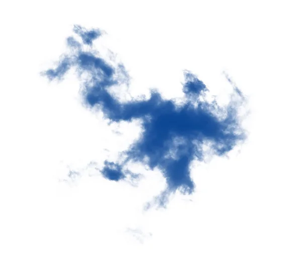 Niebieski couds na białym tle — Zdjęcie stockowe