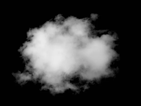 Nuvole su sfondo nero — Foto Stock