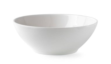 Beyaz arka planda izole edilmiş beyaz kase