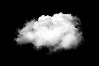 Siyah arkaplanda beyaz bulutlar