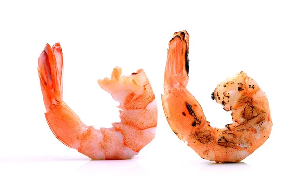 Shrimp isolated on white background — Stock Photo, Image