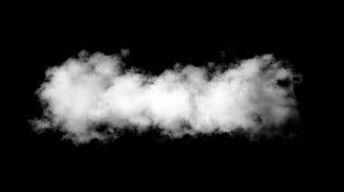 Siyah arkaplan üzerindeki bulutlar