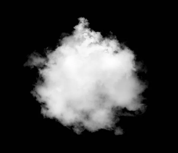 Wolken auf schwarzem Hintergrund — Stockfoto