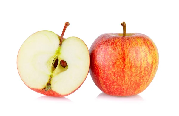 Manzana sobre fondo blanco — Foto de Stock