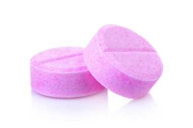 beyaz arkaplanda haplar