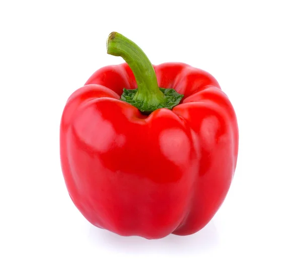 Red pepper on white background — Stock Photo, Image