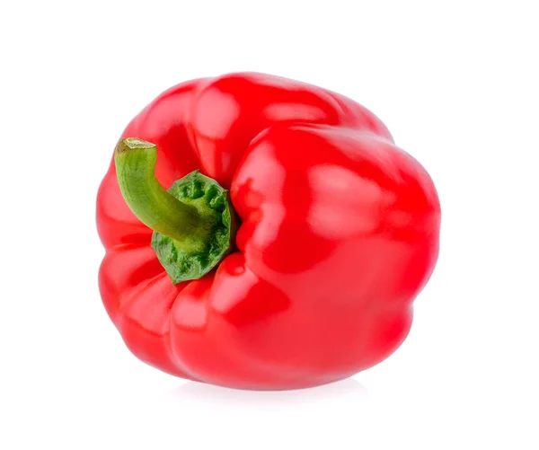 Pepe rosso su sfondo bianco — Foto Stock