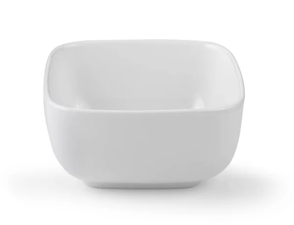 White bowl isolated on white background — Stock Photo, Image