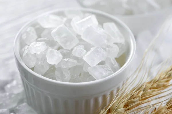 White rock sugar — Stock Photo, Image