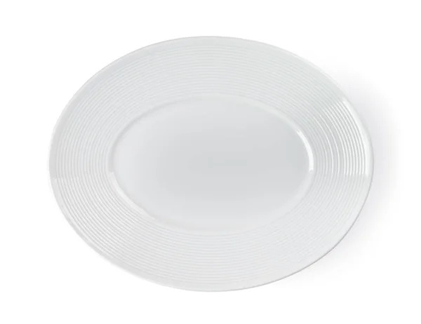 Plate on white background — Stock Photo, Image