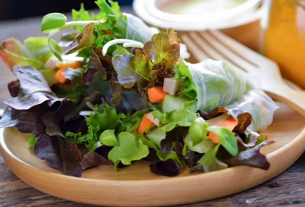 Salad roll healthy food — Stock Photo, Image