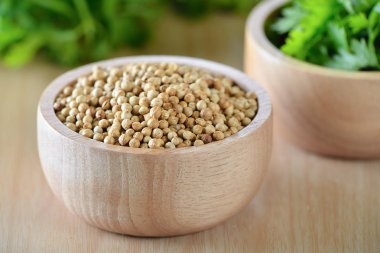 Kişniş ahşap kase