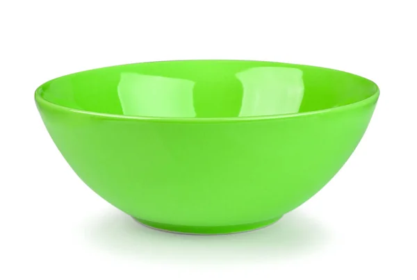 Zelené nádoby na bílém — Stock fotografie