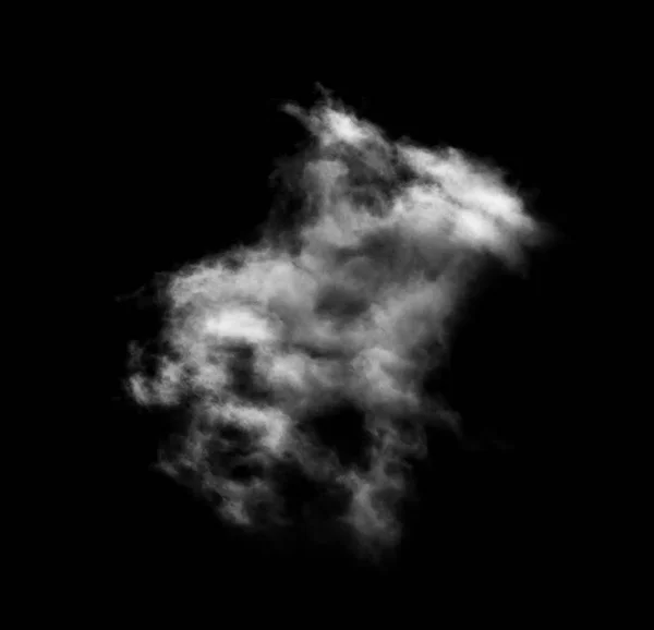 Nuvens no fundo preto — Fotografia de Stock
