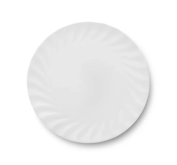 Plate on white background — Stock Photo, Image