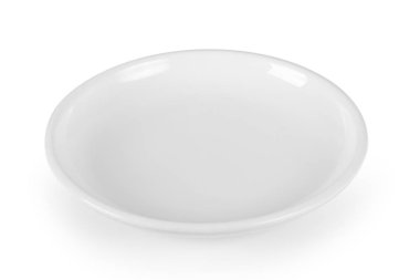 Beyaz arkaplanda beyaz plaka