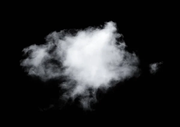Nubes sobre fondo negro — Foto de Stock
