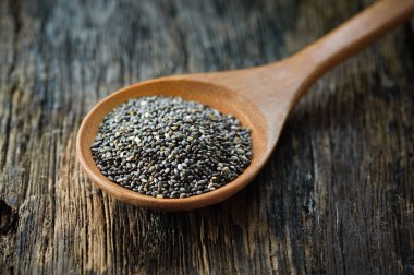 Tahta kaşık Chia tohum