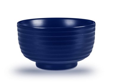 mavi kase beyaz arkaplanda izole