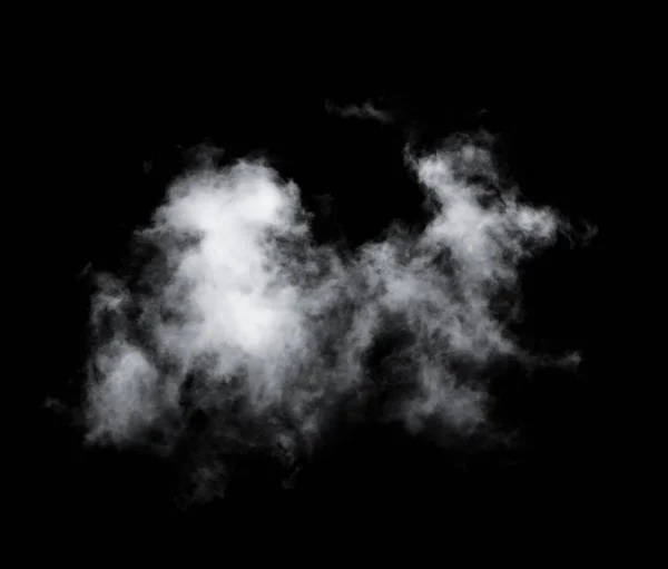 Nubes sobre fondo negro — Foto de Stock