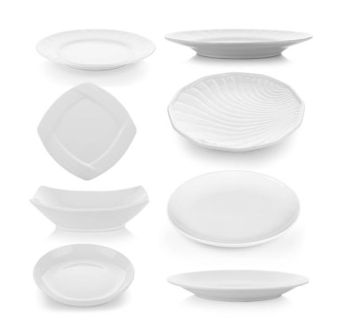 plaka beyaz arka plan üzerinde kümesi