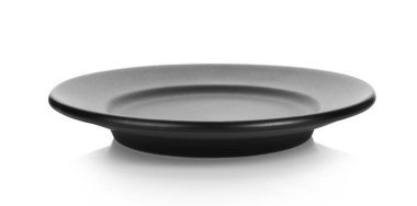 Beyaz arkaplanda siyah plaka