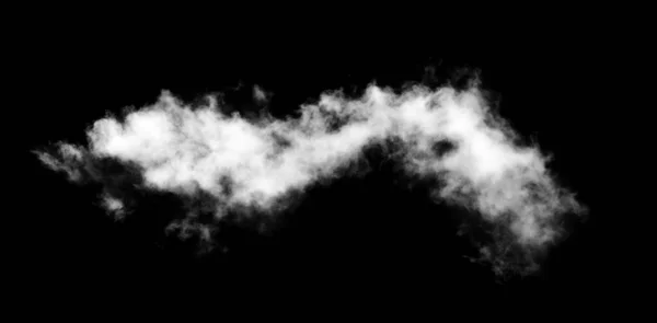 Siyah Arkaplan Üzerindeki Bulutlar — Stok fotoğraf