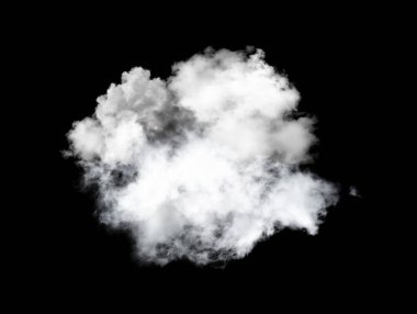 Siyah arkaplanda beyaz bulutlar