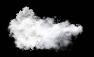 Siyah arkaplanda beyaz bulutlar