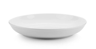 beyaz arkaplanda izole edilmiş beyaz plaka