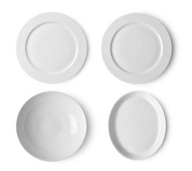 plaka beyaz arka plan üzerinde kümesi