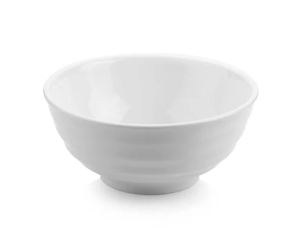 Empty Ceramic Bowl Isolated White Background — Stock Photo, Image