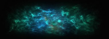 Derin uzay yıldız alanı. Evren yıldızlarla ve gazla dolu. çok uzak bir evren çizimi