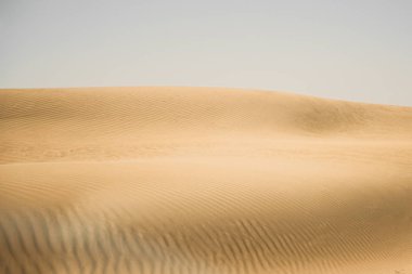 Stunning sand dunes of Sahara desert in Morocco