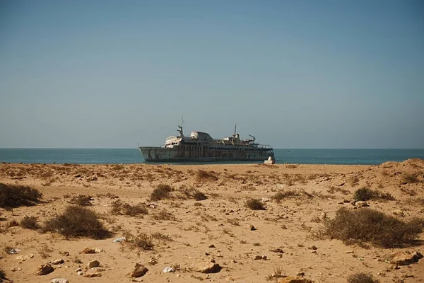 Ferry Assalama Naufrágio Costa África Sul Marrocos — Fotografia de Stock