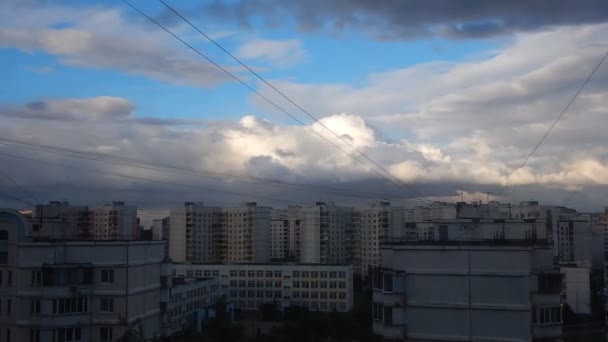 Zmiany pogody Moskwa — Wideo stockowe
