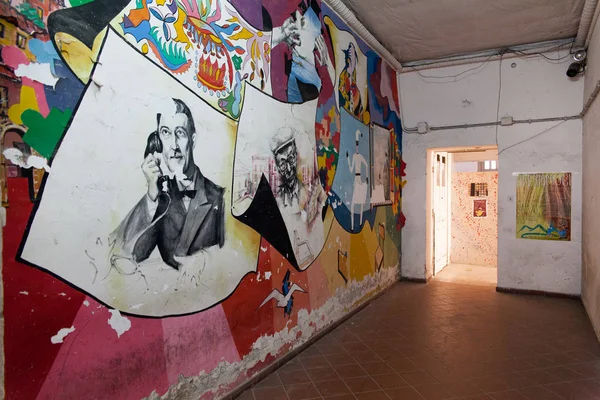 Неаполь murales судової психіатричної лікарні — стокове фото