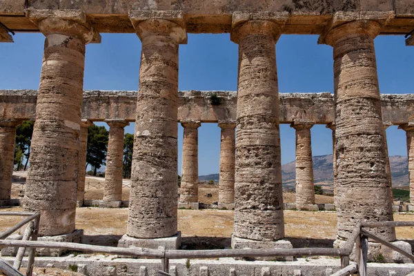 Ναός της segesta — Φωτογραφία Αρχείου