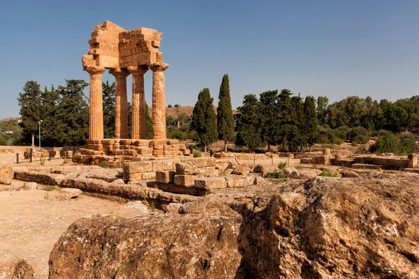 Sicília Agrigento Templo vale — Fotografia de Stock