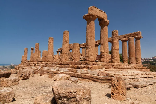 Sicília Agrigento Templo vale — Fotografia de Stock