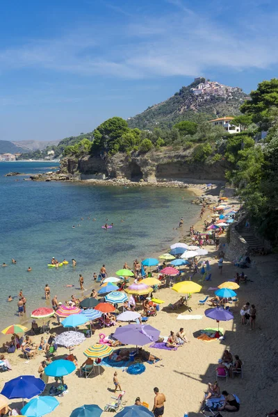 Passeggiata Sul Lungomare Santa Maria Castellabate — Foto Stock