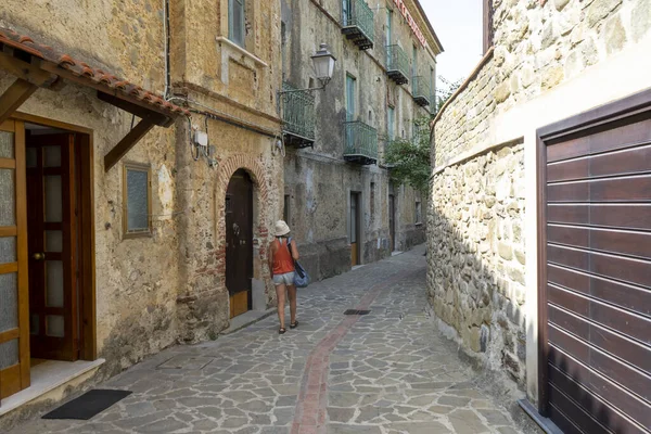 Walking Alleys Acciaroli — Stock Photo, Image