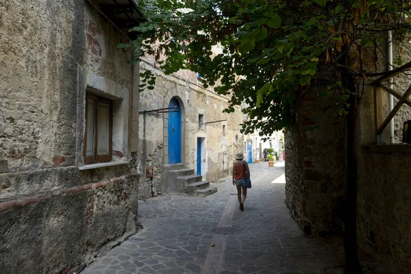 Walking Alleys Acciaroli — Stock Photo, Image